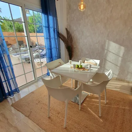 Renove 2 Chambres, Grande Terrasse S-o, Parking Prive Et Piscine Chauffee Apartman Palm-mar